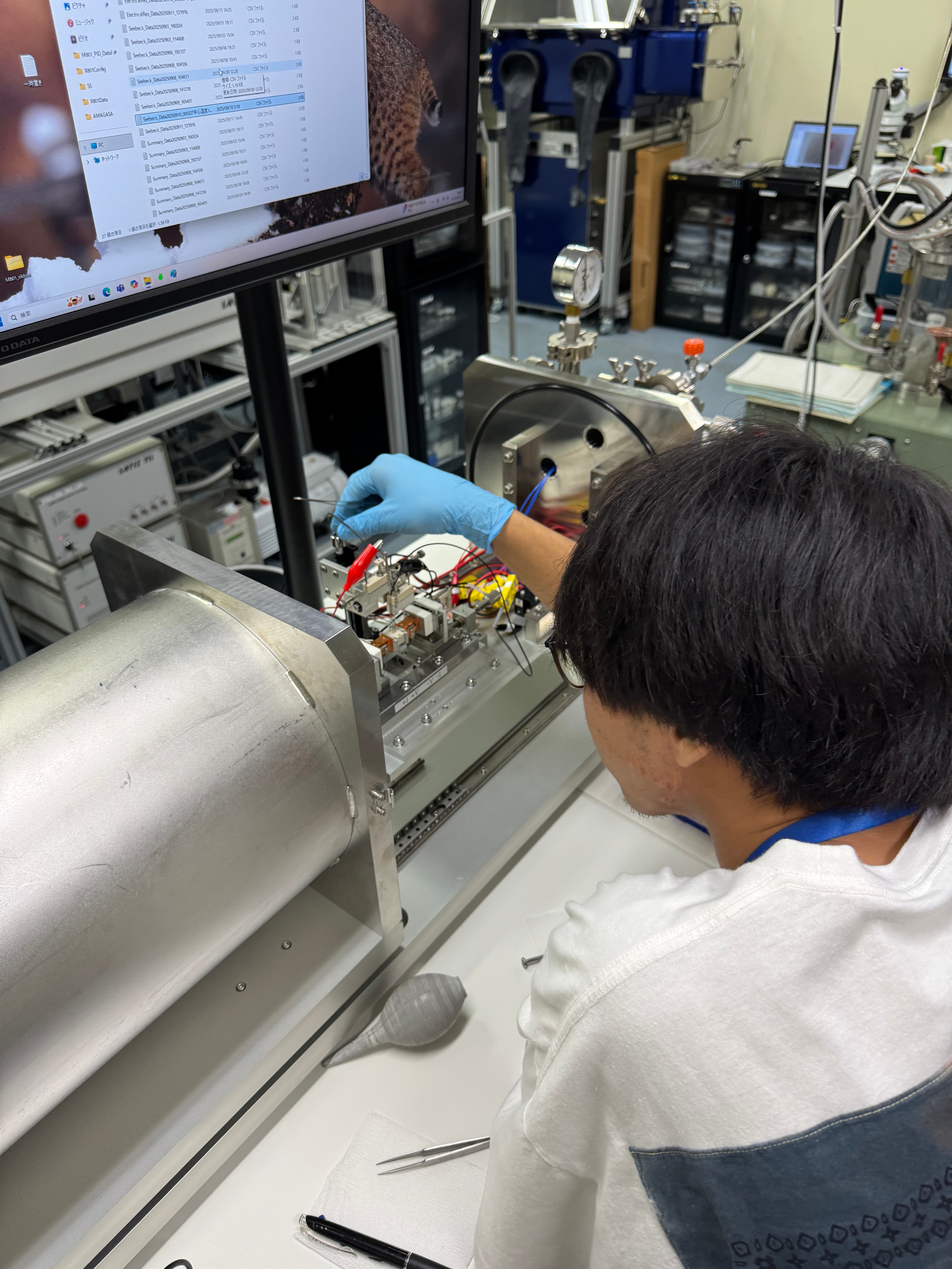 M801を用いた熱電特性評価