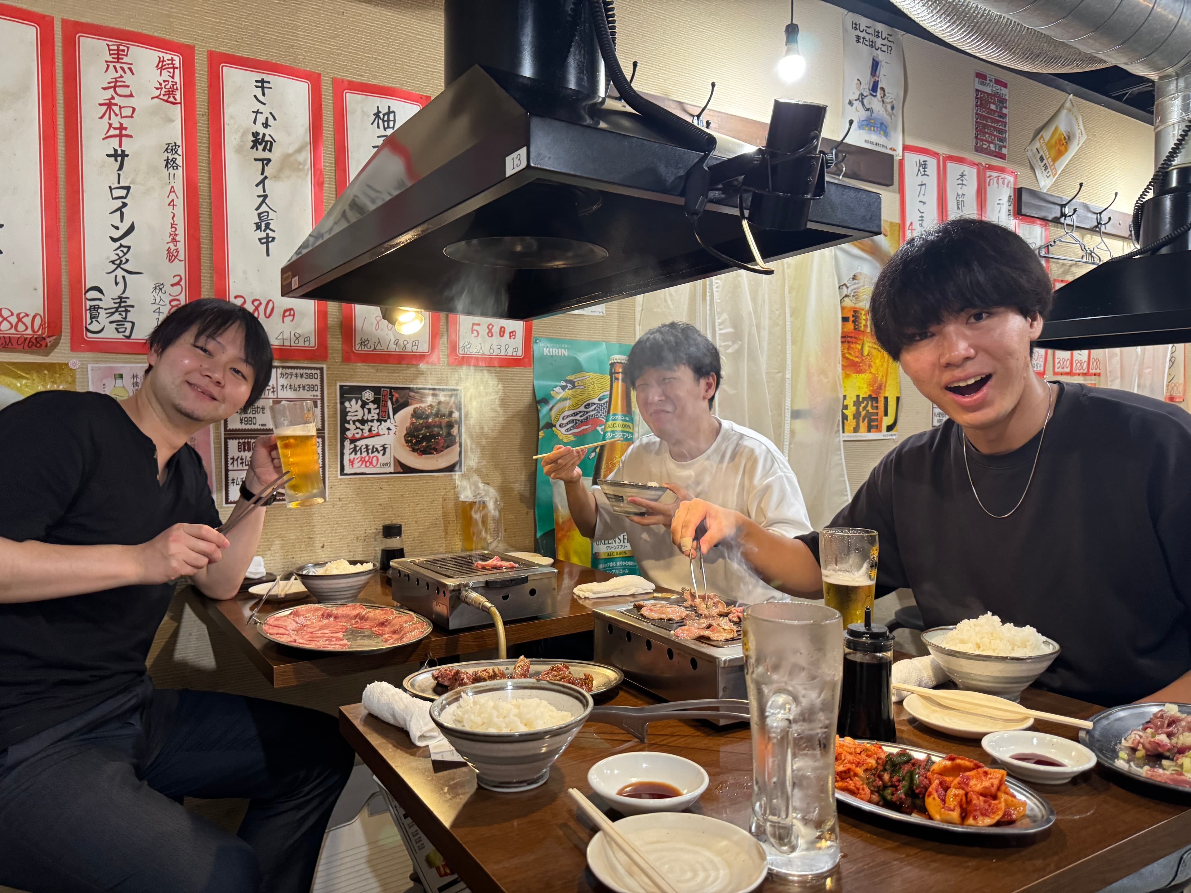 メンバーで焼肉！
