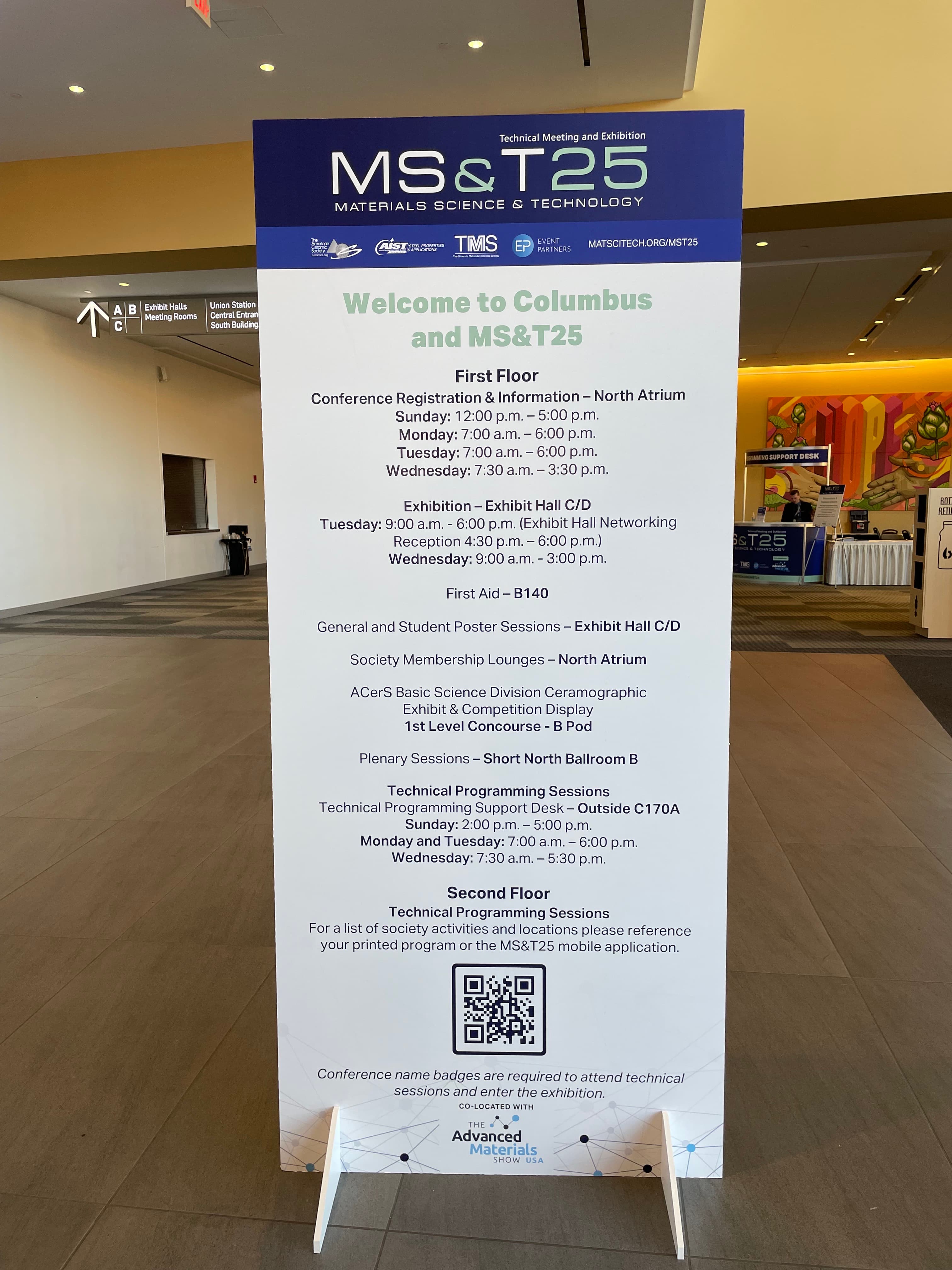 MS&T25（Columbus, Ohio, USA, 2025）